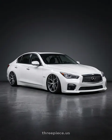 2020 INFINITI Q50 with BBS CC-R 5x114.3 20x10.5+25 Graphite w/ Diamond Cut Face wheels