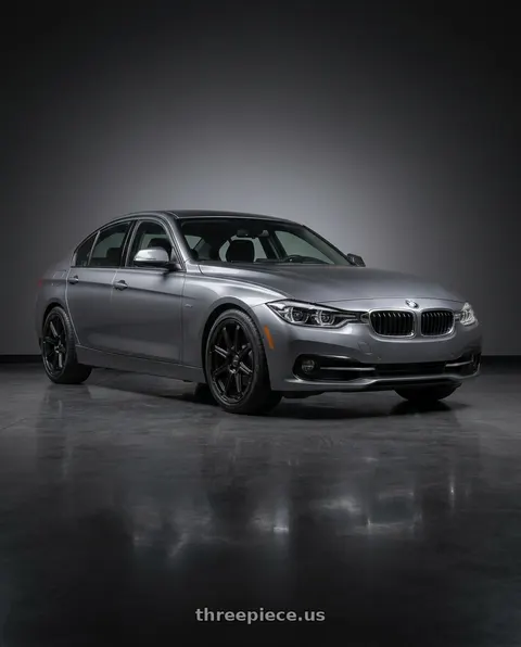 2017 BMW 330i xDrive with Enkei Adventurer 5x114.3 18x8+35 Matte Black wheels