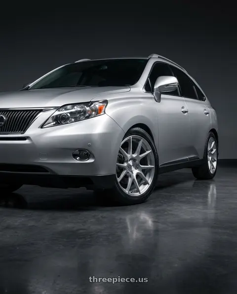 2011 Lexus RX350 with MRR FS1 5x114.3 18x8.5  +20 Brushed Clear wheels