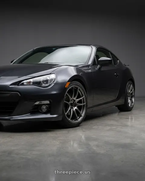 2014 Subaru BRZ Limited with Vors TR4 5x100 18x8.5  +35 Hyper Black wheels