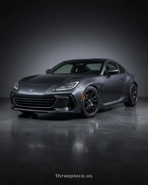2023 Subaru BRZ Premium with WedsSport SA-20R 5x100 18x8.5+45 Weds Black Clear wheels