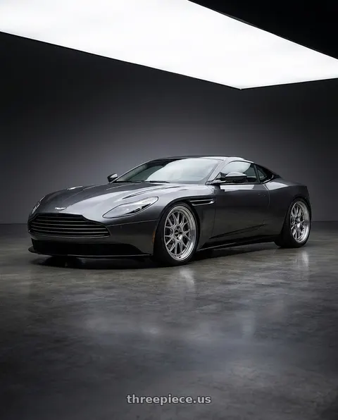 2019 Aston Martin DB11 with BBS LM-R 5x114.3 19x8.5+25 Diamond Silver wheels