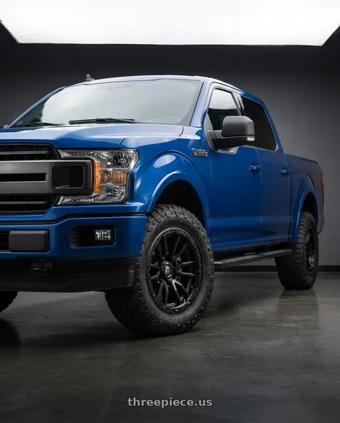 2019 Ford F-150 XLT with Fuel 1PC D679 REBEL 6X135 20X9 +20 MATTE BLACK wheels