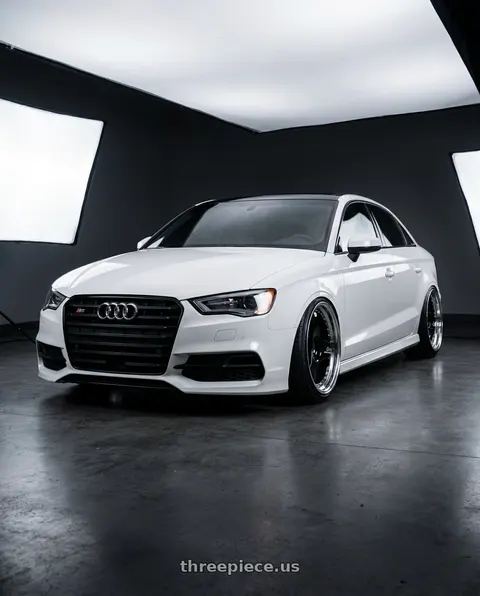 2017 Audi S3 with Advan Racing ONI2 PROGRESSIVE 5x112 20x10.5 +32 MACHINING & RACING GLOSS BLACK wheels