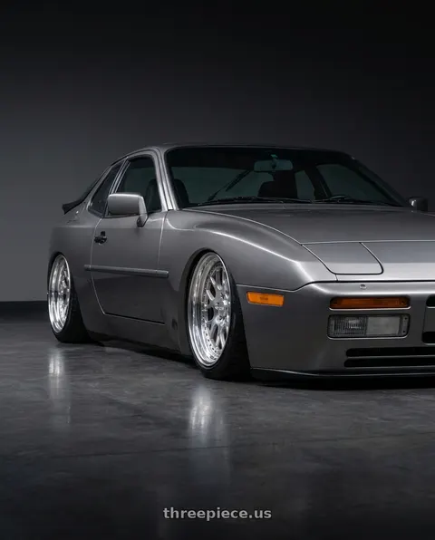1986 Porsche 944 Turbo with CCW CZ14 5x130 17x9 +12 Polished wheels