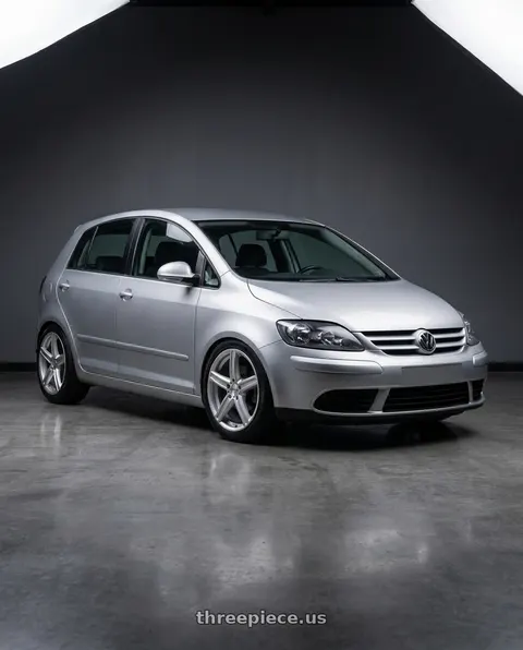 2006 Volkswagen Golf with Vision Street-Designs 469 Boost 5x112 17x7+42 Silver wheels