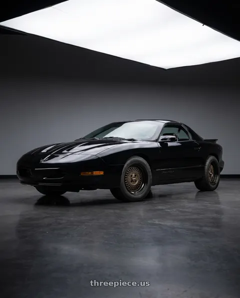 1994 Pontiac Firebird Formula with Klutch SL1 4x100 16x8  +20 Bronze Black Lip wheels