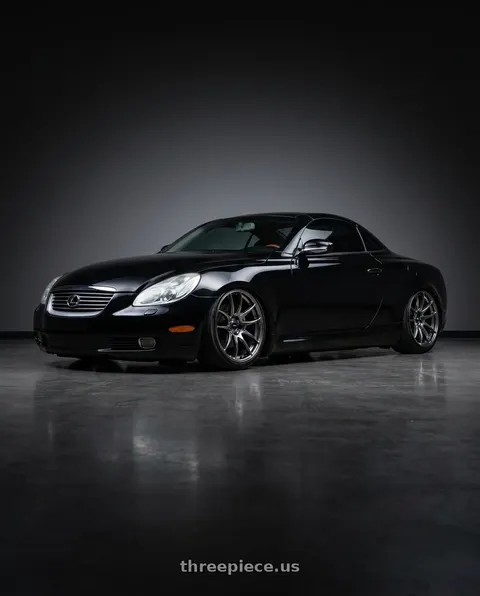 2005 Lexus SC430 with Vors TR4 5x114.3 18x9.5  +22 Hyper Black wheels