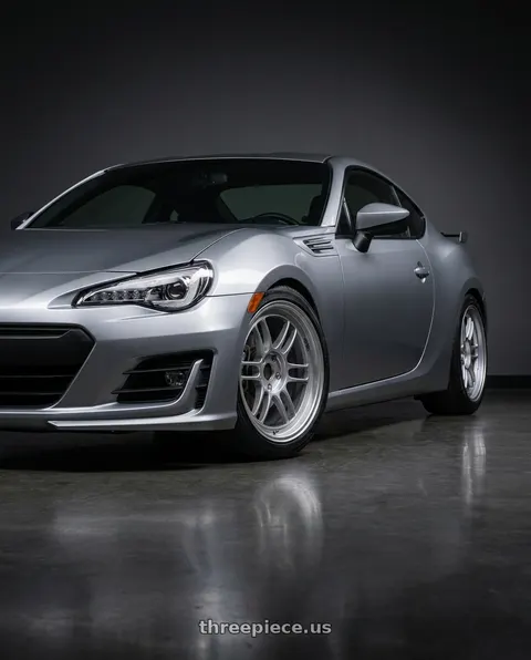 2018 Subaru BRZ Premium with Enkei RPF1 5x100 17x9+35 Silver wheels
