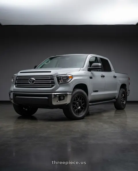 2021 Toyota Tundra 1794 Edition with KMC KM717 BULLY OL 5X150 17X8.5 +0 SATIN BLACK wheels