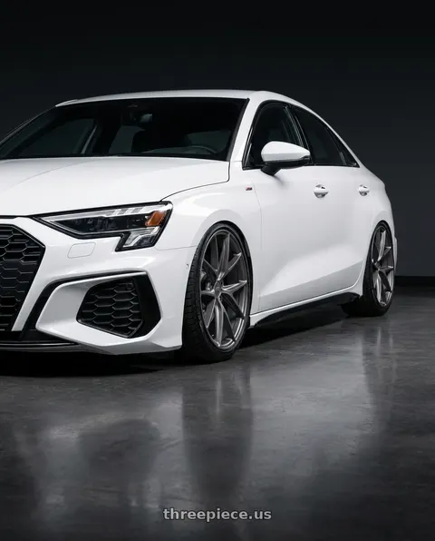 2024 Audi S3 with Niche 1PC M116 MISANO 5X112 19X9.5 +50 MATTE GUN METAL wheels