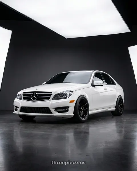 2013 Mercedes-Benz C250 with BBS FI-R CL 20x9.0+52 Satin Black wheels
