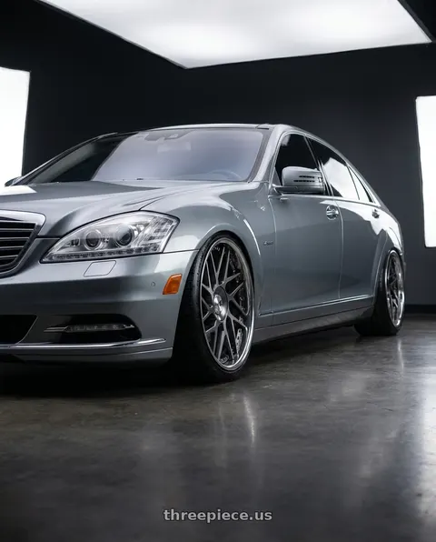 2012 Mercedes-Benz S550 with Leon Hardiritt Geist 21x11.0+42 Super Low Disk wheels