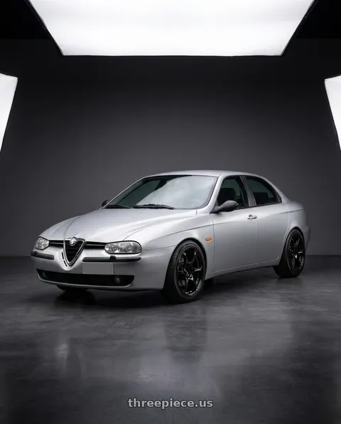 1998 Alfa Romeo 156 with Advan RGIII 4x100 18x7.0+42 Gloss Black wheels