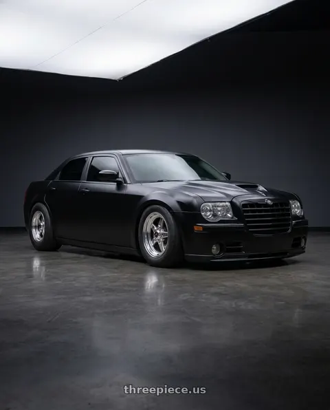 2007 Chrysler 300 with Race Star 92 Drag Star 5x115 20x9 +22 Polish wheels