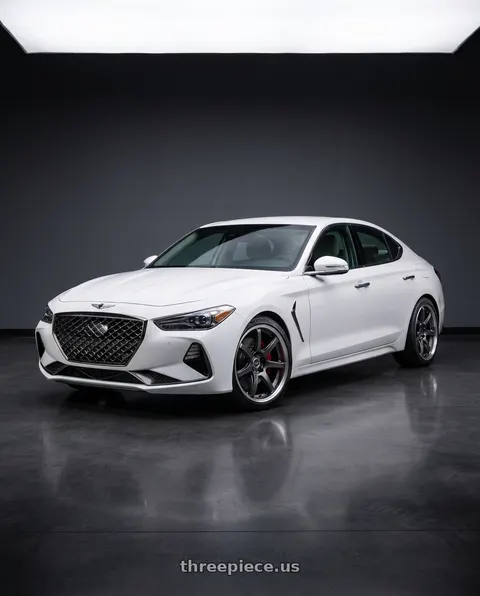 2019 Genesis G70 with Work Emotion T7R 2P wheels