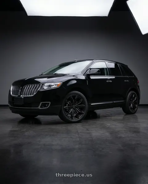2011 Lincoln MKX with RTX Black Widow 5x114.3 20x9 +38 Satin Black wheels