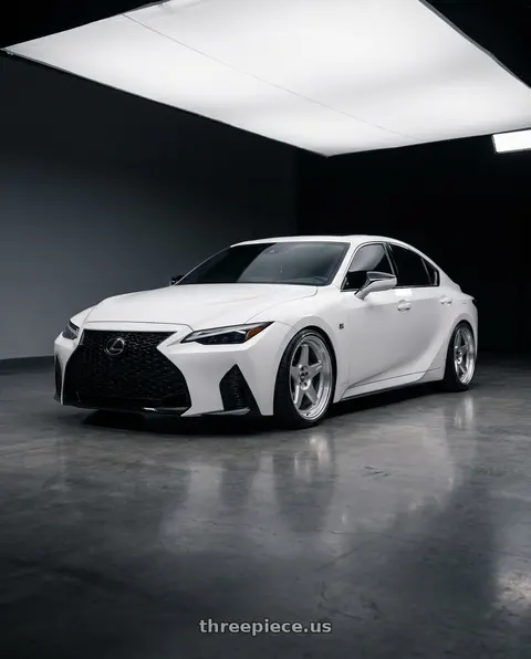 2022 Lexus IS300 with ESR Wheels CR SERIES CR5 5x100 18x10.5 +22 Hyper Silver wheels