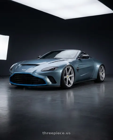 2021 ASTON MARTIN V12 SPEEDSTER with Genius NEWTON 3X112 15X6.5 +22 HYPER SILVER wheels