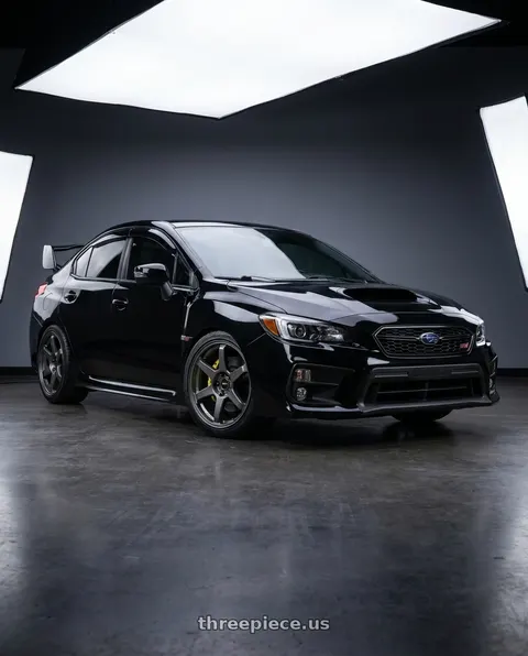 2021 Subaru WRX STI Limited with Enkei T6R 5x114.3 18x9.5+38 Matte Gunmetal wheels