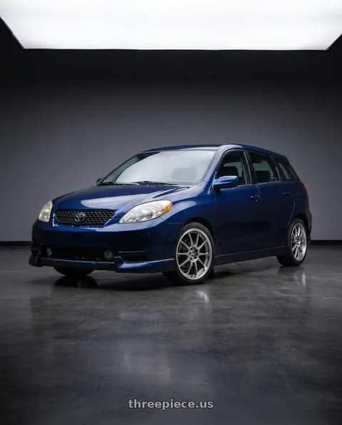 2004 Toyota Matrix with Enkei J10 5x100/114.3 17x7+38 Silver w/ Machined Lip wheels