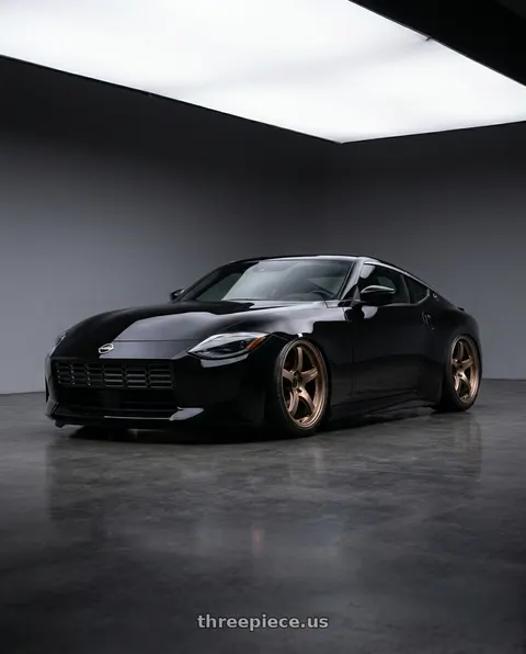 2025 Nissan Z with Gram Lights 57CR 5x114.3 19x9.5+35 Bronze 2 wheels