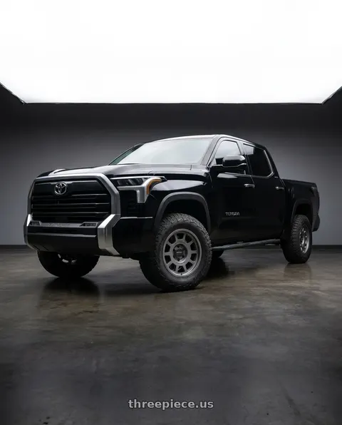 2022 Toyota Tundra with Method MR705 17x8.5 0mm Offset 6x5.5 106.25mm CB Titanium Wheel - MR70578560800 wheels