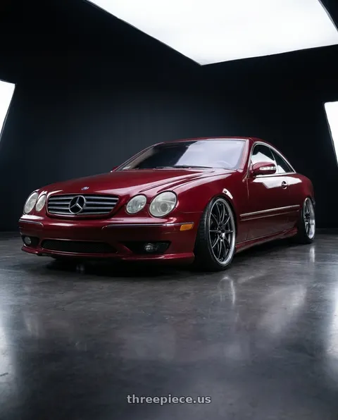 2006 Mercedes-Benz CL500 with BBS FS 5x112 19x10 +38 PFS Diamond Black wheels