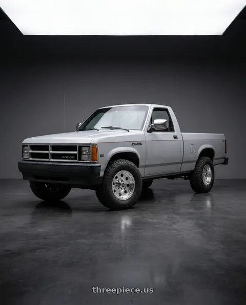 1990 Dodge Dakota with American Racing AR172 BAJA 5X114.3 15X7 -6 POLISHED wheels