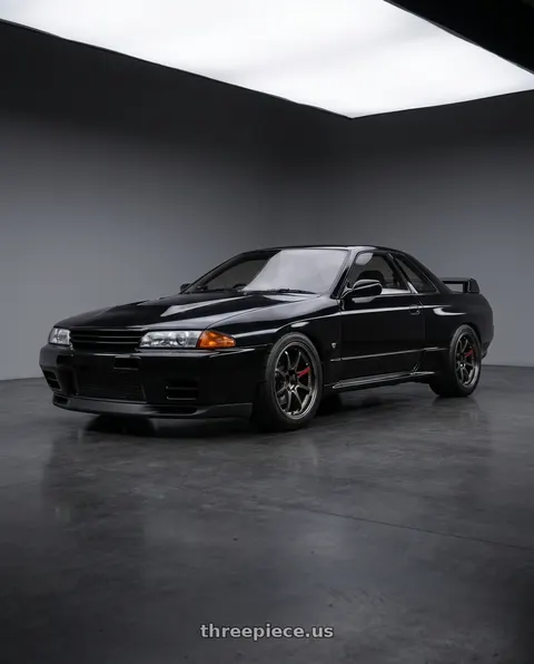 1993 Nissan Skyline GT-R with Volk Racing CE28SL 5x114.3 18x8.5+45 wheels