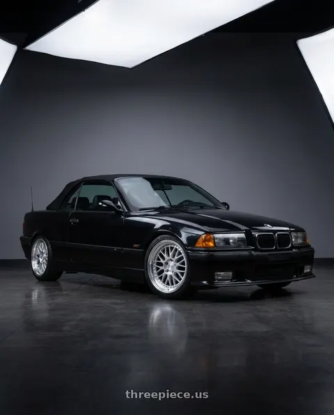1998 BMW M3 with ESR Wheels SR SERIES SR01 5x100 17x8.5 +30 Hyper Silver wheels