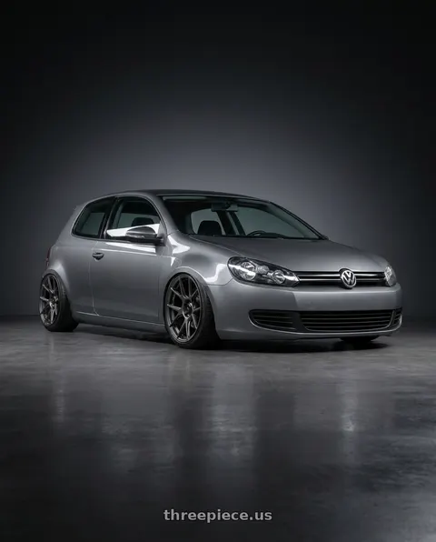 2013 Volkswagen GTI with Konig Ampliform 5x112 18x8.5+43 Dark Metallic Graphite wheels