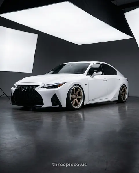 2024 Lexus IS350 with ESR Wheels APEX SERIES AP6 5x114.3 19x9.5 +22 Matte Bronze wheels