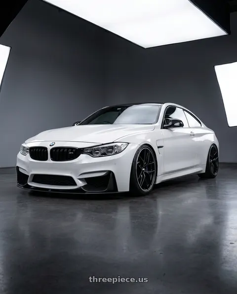 2018 BMW M4 with BBS CC-R 5x120 19x9.0+26 Satin Black wheels