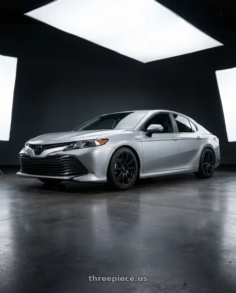2021 Toyota Camry Hybrid LE with Enkei Adventurer 5x114.3 18x8+35 Matte Black wheels