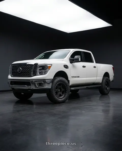 2017 Nissan TITAN XD with Dirty Life Compound 9315 6x139.7 18x9-12 Matte Black wheels