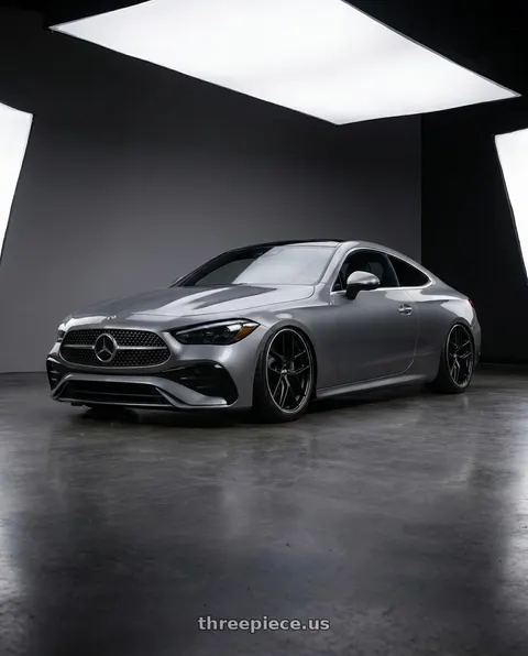 2024 Benz Cle with BBS CC-R 5x112 19x8.0+27 Satin Black wheels