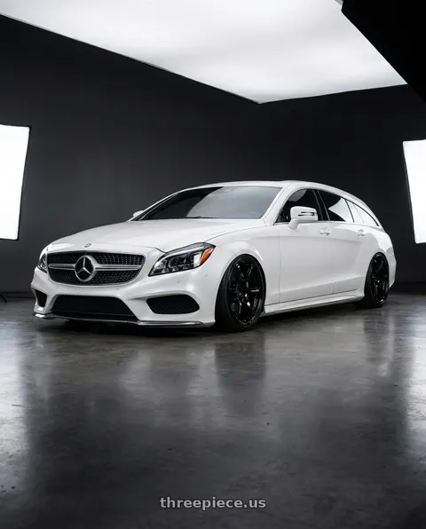 2016 Mercedes-Benz CLS400 with Advan RGIII 5x112 19x8.5+45 Gloss Black wheels