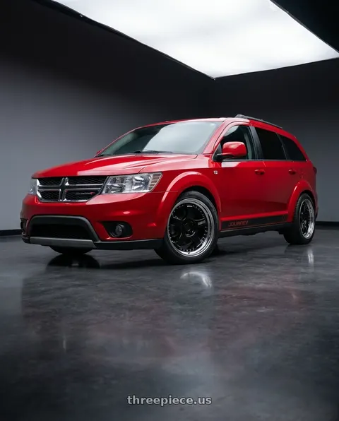 2017 Dodge Journey SXT with SSR Professor SP1 5x127 18X7.5+25 HP Disk Black wheels