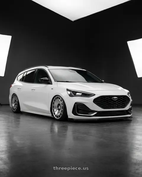 2023 ford focus wagon with Rotiform ZBF 5x112 19x8.5 +45 Anthracite W/ Machined Face wheels