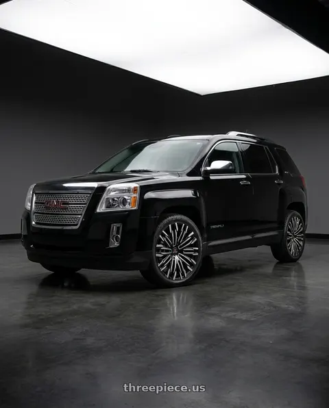 2013 GMC Terrain with Cavallo CLV-28 6x135 / 6x139.7 20x8.5 +15 Gloss Black & Machined wheels