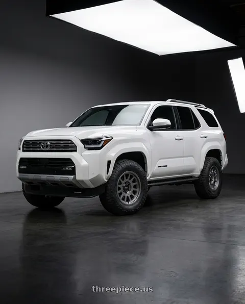 2026 Toyota 4Runner with Method MR703 17x8.5 0mm Offset 6x135 87mm CB Gloss Titanium Wheel - MR70378516800 wheels