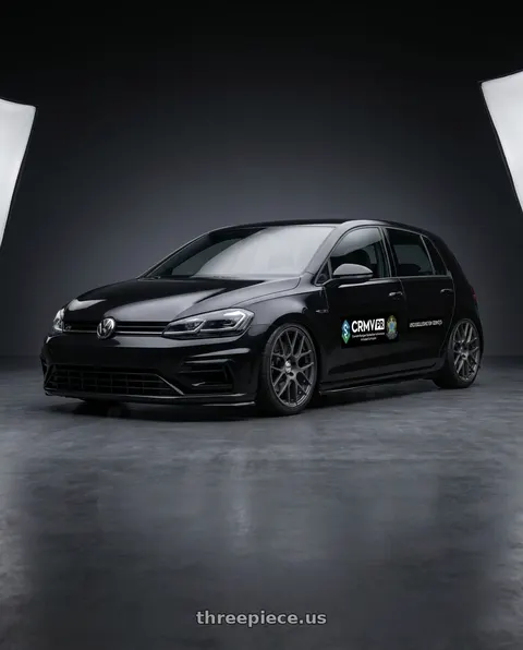 2019 Volkswagen Golf with TSW NURBURGRING 5X114.3 17X7.5 +45 MATTE GUNMETAL wheels