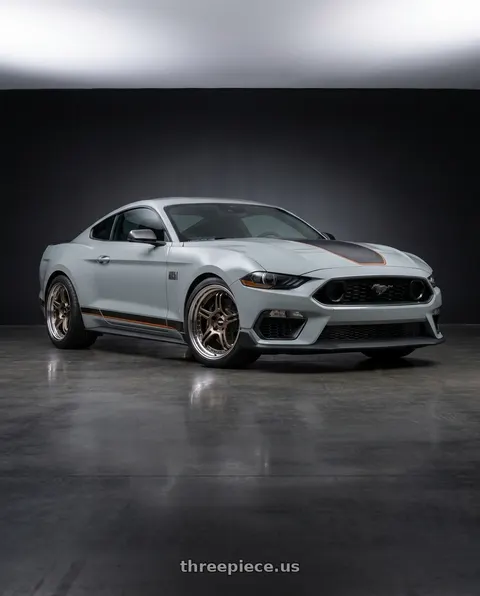 2021 Ford Mustang Mach 1 with SSR Professor SPX STD 5x114.3 19X10.5+30 SL Disk High Metal Bronze wheels
