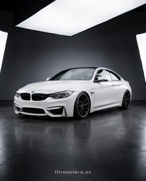 2018 BMW M4 with BBS CC-R 5x120 19x9.0+26 Satin Black wheels