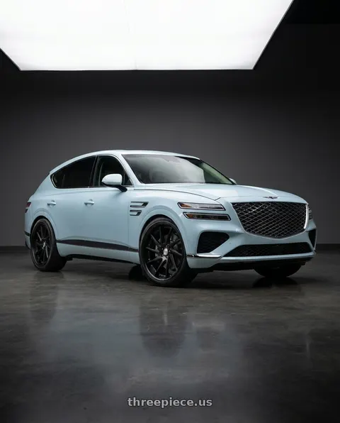 2027 Genesis GV80 with Work Gnosis Cvs 5x114.3 22x10+38 A Disk Matte Black wheels