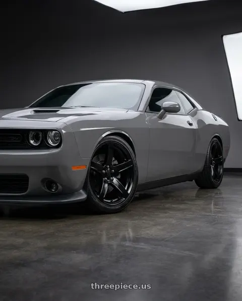 2021 Dodge Challenger SXT with OE Wheels DG22 5x115 20x9.5+18 Satin Black wheels