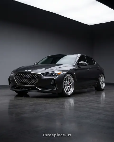 2019 Genesis G70 with ESR Wheels CS SERIES CS15 5x100 18x9.5 +22 Hyper Silver wheels