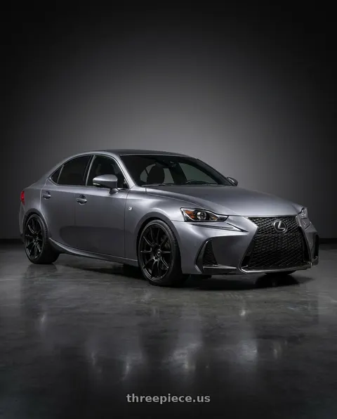 2018 Lexus IS350 with Enkei TS9 5x114.3 18x8.5+35 Black wheels