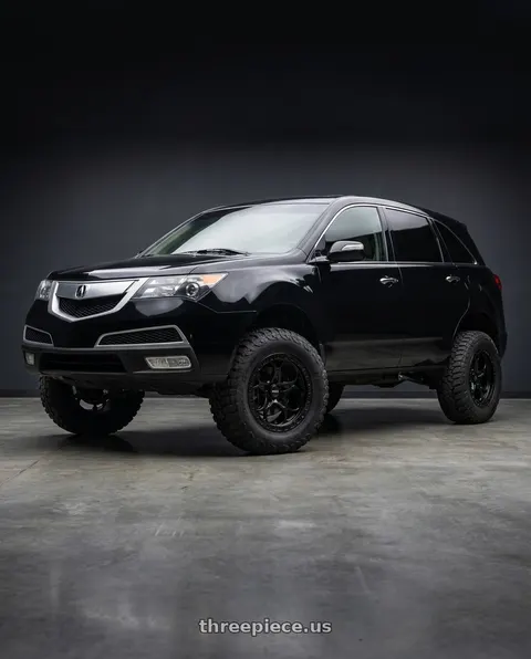 2012 Acura MDX with WELD Off-Road Ledge 6x135 18x9 -12 Satin Black / Satin Black wheels